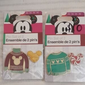 Disney Mickey Sweater Pin Set -
